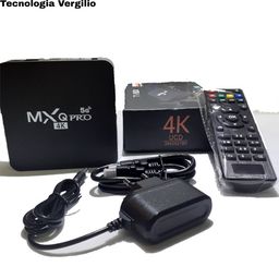 Mxq Pro 4k 2.4g / 5ghz Wifi Android 9.0 Quad Core Smart Tv Box Media Player 1g + 8g
