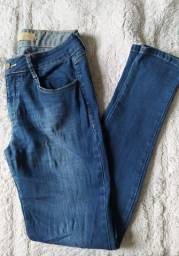 Título do anúncio: Calça jeans feminina azul lisa