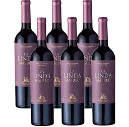 Título do anúncio: Vinho La Linda Malbec Caixa C/ 06 Unidades 750 Ml Tinto+nfe