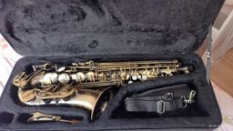 Título do anúncio:   Saxofone Alto WASM46 Eb Escovado - Michael. (Semi novo) bem conservado.