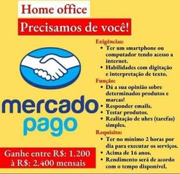 Título do anúncio: TRABALHO HOME OFFICE