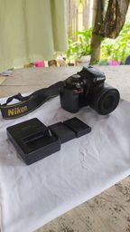 Título do anúncio: Câmera Nikon D5100+Lente 35mm 1.8 MF