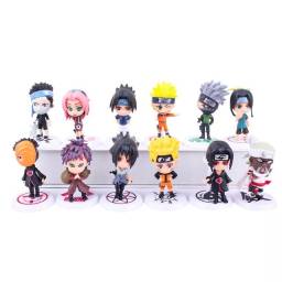 Título do anúncio: 12 Miniatura Bonecos Naruto Action Figure