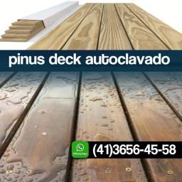 Título do anúncio: Deck de Pinus Tratado Brasil Pinus Industria de Madeira (6X Cartão Sem Juros)