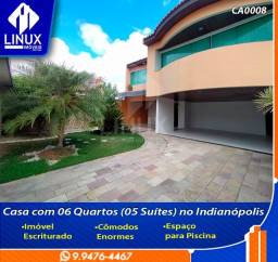 Título do anúncio: Alugo Casa de 06 Quartos (05 Suítes) com 500 m² no Bairro Indianópolis em Caruaru/PE