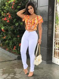 calça branca feminina barata