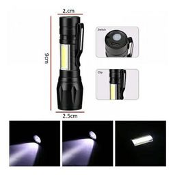 Título do anúncio: Lanterna USB Recarregável Tática Led T6 Foco zoom Luz De Alerta Pisca 
