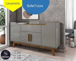 Título do anúncio: Buffet Future 1,36cm Cor Titanium - Aparador