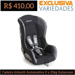 Título do anúncio: Cadeira Infantil Automotiva 0 a 25KG Galzerano