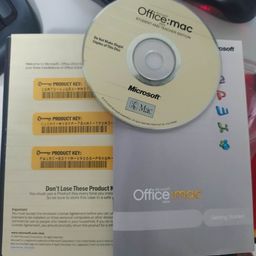 Título do anúncio: Microsoft Office MAC 2004 duas licenças disponíveis.