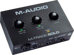 Título do anúncio: Interface de audio m audio m track solo USB para gravação estúdio 