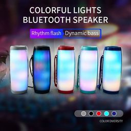 Título do anúncio: Caixa de Som Portátil Bluetooth de Tecido Impermeável 1200mAh Subwoofer c/ Luz LED