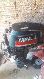 Título do anúncio: Vende-se motor Yamaha 15 HP em Bom estado  ano anterior a 1990