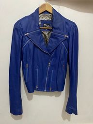 Título do anúncio: Jaqueta de couro Azul