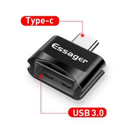 Título do anúncio: Adaptador USB 3.0 To Type-C Otg Essager Conversor