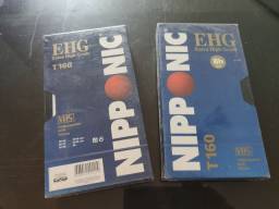 Título do anúncio: Par fitas EHG VHS T160 Nipponic lacradas
