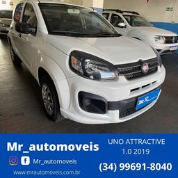 Título do anúncio: Fiat Uno Drive 1.0 Branco 2019