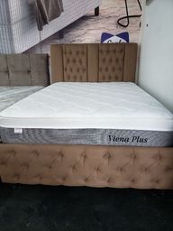 Título do anúncio: Colchão Queen Viena Molas Verticoil - cama box camabox ortobom king espuma casal solteiro