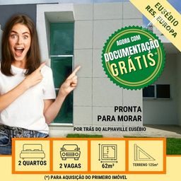 Título do anúncio: Casa Padrão à venda em Eusébio/CE / 2 DORMITÓRIOS e 2 SUÍTES.