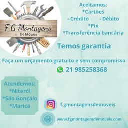 Título do anúncio: Montador de móveis/Maricá/São Gonçalo/Niterói