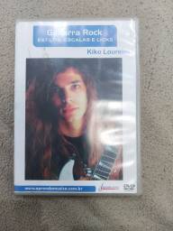 Título do anúncio: Guitarra Rock Estilo Escalas Licks Dvd Aula Kiko Loureiro