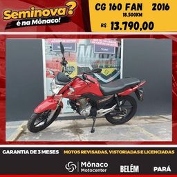 Título do anúncio: Cg 160 Fan 2016 Feirão de Seminovos 