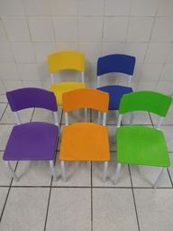 Título do anúncio: Conjunto HEXAGONAL Mesas e Cadeiras - 03 A 09 anos - INFANTO JUVENIL<br><br>