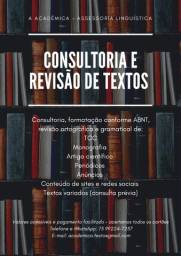 Título do anúncio: Consultoria e revisão de textos acadêmicos