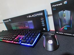 Título do anúncio: Kit Teclado Gamer Fortrek e Mouse Fortrek Black Hawk RGB