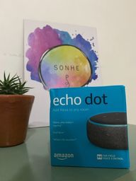 Título do anúncio: Echo Dot 3ªGeração Smart Speaker com Alexa - Cor Preta