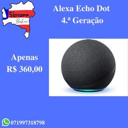 Título do anúncio: Alexa Echo Dot 4a Geração - Lacrada com Nota Fiscal Amazon