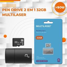 Título do anúncio: Pen Drive 2 Em 1 32Gb Multilaser