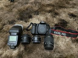 Título do anúncio: Câmera Canon EOS 70D