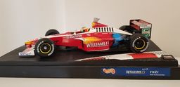 Título do anúncio: Miniatura F-1 Williams Fw 21 Ralf Schumacher Hot Wheels 1:18 