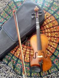 Título do anúncio: RARIDADE Lindo Violino de 1713 Stradivarius Cremonensis Faciebat (feito na Checoslovaquia)