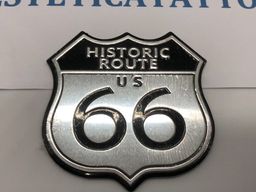 Título do anúncio: Símbolo Figura Logo 3d Carro Moto Metal U.s. Route 66 Harley