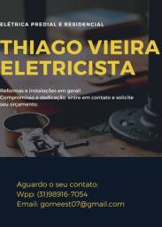 Título do anúncio: Eletricista predial e residencial