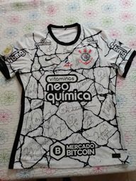 Título do anúncio: Camiseta Corinthians Autografada 