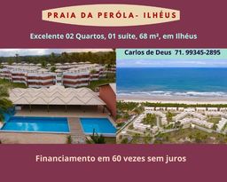 Título do anúncio:  Praia da Peróla:  02 Quartos, 01 suíte, 68 m², varanda, vista mar, em Ilhéus