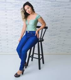 Título do anúncio: Calça jeans feminina com elastano "Somos fabricantes" temos no (atacado e varejo)
