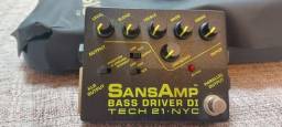 Título do anúncio: Pedal de efeito para instrumento de cordas Tech 21 SansAmp Bass Driver DI preto