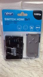 Título do anúncio: Switch HDMI 3 em 1 com controle remoto/ Mega Oferta 