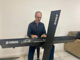 Título do anúncio: Yamaha S-08 Piano Digital e Synth 88 Teclas Ação Martelo Profissional! Nota Fiscal