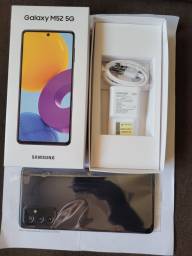 Título do anúncio: M52 5G Samsung Novo e na Garantia 