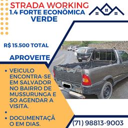 Título do anúncio: Fiat Strada Working 1.4 2002/2002 Saveiro, Courrie, Montana.