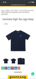 Título do anúncio: camiseta high logo navy - azul marinho