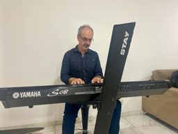 Título do anúncio: Yamaha S08 Piano Digital e Synth 88 Teclas Ação Martelo Profissional! Nota Fiscal