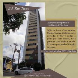 Título do anúncio: Ed. Rio Tibre 145,19 m², 3 suítes, 2 vagas soltas, São Brás - Belém - PA
