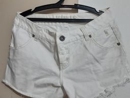 Título do anúncio: Short jeans feminino branco número 42 Side Walk
