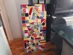 Título do anúncio: 2 painéis em mosaico colorido 